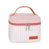 Bolsa de almuerzo a rayas coreanas, bolsa de almuerzo portátil, bolsa de almuerzo cuadrada, bolsa de almuerzo para estudiantes, bolsa de hielo, directa de fábrica