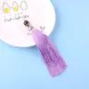 Fecho Lagosta Borla Franja Longa 14CM Penduricalho de Carro Penduricalho de Bolsa Nó Chinês Joias DIY Borla de Pedras Preciosas Joias
