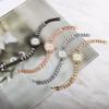 2024 explosiones transfronterizas reloj de pulsera de sirena para mujer regalar a novia reloj de pulsera de nicho de lujo ligero reloj de moda venta al por mayor