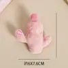 Broche Pingente de Pelúcia Desenho Animado Fofo Cacto Boneca Semi-acabada Sapatos Chapéus Roupas Bolsas Embalagem Decoração Acessórios