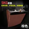 Cubo de basura para coche, bolsa de basura colgante para coche, bolsa de almacenamiento multifuncional de cuero para el respaldo del asiento, suministros de almacenamiento para coche