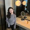 [En Stock Ropa Infantil 2025 Otoño e Invierno Estilo Coreano Niños y Niñas Elegante Suéter Pulóver Cuello Polo Niños Pequeños y Medianos Tejido