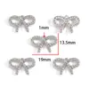 Nuevo Colgante de Lazo con Pedrería Serie de Pulseras DIY Decoración de Llavero Adorno Accesorios Colgante de Aleación W729