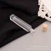 Botella Roll-on de Aceite Esencial de 10 ml, Líquido Esencial, Perfume de Masaje, Botella Vacía para Reenvasar, Botella de Agua Cosmética Transparente Portátil