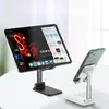 Soporte ajustable de escritorio para teléfono y tableta, soporte perezoso, soporte de apoyo portátil plegable