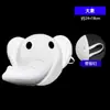 Máscara de Raposa Facial Completa Infantil, Máscara Masculina de Polpa de Papel Pintada à Mão, Máscara Zodiacal em Branco para Pintura