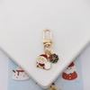 Llavero de Navidad Lindo Creativo Reno Colgante para Airpods Memoria USB Hebilla de Cremallera Anti-pérdida Accesorios