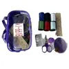 Kit de agujas 6 hilos tijeras pequeñas cinta 902 bandeja para agujas tambor de agujas botones y otros accesorios caja de costura kit