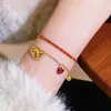 Pulsera de Envuelto de Calabaza Pony Chapada en Oro Real de 24K con Circonita Nueva Pulsera del Año del Zodiaco Estilo Chino Joyería de Mano de Lujo Accesible Nicho