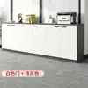 Gabinete bajo de oficina simple con puertas, archivador de piso, gabinete para impresora, gabinete lateral de mampara de oficina