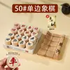 Xadrez Chinês com Tabuleiro Madeira Maciça Presente para Aluno do Ensino Fundamental Versão Adulto Conjunto Grande de Peças de Xadrez Couro Xadrez
