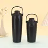 Taza de Paja Portátil Rebotante de Moda Acero Inoxidable 304 Termo de Gran Capacidad Taza para Beber Deportiva al Aire Libre Venta al por Mayor