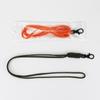 Cuerda de Paraguas Portátil para Exteriores Cadena de Llaves Colgante de Orquestación Pulsera Llavero de Acero Inoxidable Juego de Tarjetas Cuerda para Colgar Tarjeta de Trabajo en el Cuello