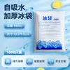 Bolsa de Hielo Autoabsorbente Espesa, No Necesita Añadir Agua, para Entrega de Alimentos, Congelación, Conservación de Alimentos Frescos, Bolsa Refrigerante Reutilizable