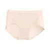 Nuevas bragas sin costuras para mujer de cintura media-alta, 100% algodón puro, entrepierna extendida antibacteriana, alta elasticidad, transpirables, ropa interior sin costuras para mujer