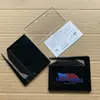 Venda quente abridor de cartas de cartão de visita abridor de cartas de cartão de visita abridor de cartas com porta-cartão de visita abridor de cartas com estojo para cartão de visita