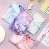 En Stock Agenda A6 Transfronteriza Patrón Mármol Cuero PU Carpeta Presupuesto Efectivo Cuaderno