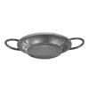 Plato Retro de Acero Inoxidable para Mariscos Olla para Arroz al Horno de Mariscos Española Plato Grueso de Doble Asa para Pollo Frito Logo Personalizado