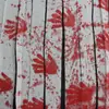 Huellas de Mano Sangrientas Manchadas de Sangre para Halloween Se Pueden Cortar y Teñir con Sangre Cortinas de Puerta Tela Colgante Casa Embrujada Bar Festival de Fantasmas Decoración de Fiesta de Pascua
