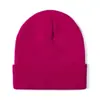 Gorro de Punto, Color Sólido, Gorro Engrosado, Gorro de Lana Peluda, Gorro Estilo Coreano, Resistente al Frío Invernal, Protección Tibia para Orejas