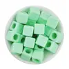 Cuentas Cuadradas de Acrílico de 12 mm con Agujero Grande Letras Cuentas Sueltas Cuentas Cuadradas Materiales Hechos a Mano Accesorios para Joyería DIY