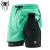 Nuevos Pantalones Cortos Deportivos para Exteriores, Pantalones Holgados Anti-Exposición de Tres Cuartos, Overol Casual de Doble Capa de Secado Rápido, Venta Directa de Fábrica