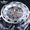 Reloj T-winner para Hombre Moda Casual Popular Strass Hueco Reloj Mecánico Manual