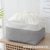 Directamente del fabricante: Cesta de Almacenamiento Misceláneo para el Hogar con Cordón, Cesta de Almacenamiento a Prueba de Polvo, Gran Capacidad para Juguetes y Ropa, Estilo Japonés