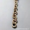 Cadena de Repuesto para Accesorios de Decoración de Bolsos Cruzados, Cadena para Bolsos Llavero DIY Cadena Retorcida, Accesorios Metálicos para Ropa
