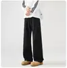 Jeans Anchos Retro de Moda Otoño para Hombre 2026 Nuevos Pantalones Rectos Holgados de Ajuste Limpio Americano para Hombre