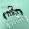 Fabricante de Perchas de Plástico Transparente de Estilo Especial para Ropa Interior y Sujetadores, Perchas de Color Sólido Antideslizantes con Pinzas de Talla
