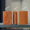 Jujube Madeira Fulminada DIY Pingente de Madeira Trançado à Mão Enfeite para Pendurar no Carro Acessório de Artesanato em Madeira
