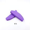 Mini Tira Frotadora de Esponja Media Luna, Tira Frotadora de Esponja de Manicura de Doble Cara, Tira Frotadora para Pulir y Dar Forma, Lavable y No Suelta Arena