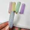 Color crema cabeza de línea telefónica cuerda para coleta trenza rizador de pelo trenza ola horquilla pinza accesorios para la cabeza temperamento femenino