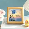 Pintura al Óleo Estilo Tridimensional Pequeño Marco de Fotos Adorno Cumpleaños Mejor Amigo Amigo Graduación Decoración de Mesa Dormitorio Oficina Escritorio Pequeño Regalo