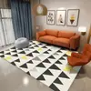 Nueva Alfombra de Piso Sala de Estar Dormitorio Lujo Ligero Alta Calidad Simple Cobertura Total Sofá Alfombra de Piso Grande Mesa de Café Limpiable Alfombra de Mesita de Noche