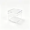 Caja de exhibición acrílica de alta transparencia, plástico PS cuadrado, para almacenar modelos de figuras, diseño a prueba de polvo, admite pedidos personalizados y venta al por mayor