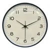 Venta caliente color simple plástico 11 pulgadas reloj de pared reloj sala de estar reloj de pared creativo reloj de cuarzo convexo al por mayor