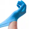 100 Luvas Descartáveis de Nitrilo, Espessadas, Resistentes ao Desgaste, Impermeáveis, Nitrilo de Grau Alimentício 9 polegadas Luvas de Borracha Domésticas para Lavar Louça