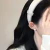Faixa de Cabelo Preta de Esponja com Aba Larga Estilo Zhao Lusi e Xu Yan Estilo Coreano High-End Versátil para Pressionar o Cabelo Personalizada para Sair