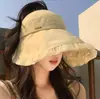 Sombrero de encaje ancho abierto para mujer, transpirable y protector contra rayos UV para salidas al aire libre en verano