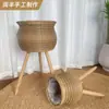 Estante de Flores de Madera para Sala de Estar de Venta Caliente Transfronterizo, Estante de Flores de Madera Maciza, Estante de Flores Pothos, Estante de Macetas para Interiores Estilo Pastoral, Venta al por Mayor