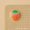Accesorios Serie de Fresas Multicolores Fruta de Simulación Clip para el Cabello de Niña Llavero Estuche para Teléfono Crocs Pegamento de Crema para Manualidades