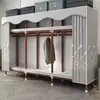 Guarda-Roupa Simples para Uso Doméstico no Quarto, Guarda-Roupa de Tecido Espesso com Estrutura Totalmente em Aço Resistente e Durável, Tubo de Aço Reforçado de 25mm para Uso em Aluguel