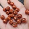 Ágata Roja del Sur Lulutong Jade Cuentas Dispersas Calcedonia Rojo Persimón Cuentas Antiguas Cuentas de Barril Accesorios de Joyería Cuentas de Jade Hechas a Mano