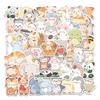 50 pegatinas de grafiti de animales, versión insQ, lindas pegatinas decorativas impermeables de dibujos animados para tazas de agua, pegatinas decorativas para equipaje, venta al por mayor