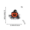 2026 Novos Acessórios de Presilha de Cabelo Excêntricos Halloween Presilhas de Cabelo Criativas Abóbora Fantasma Aranha Cabeça Decoração de Festa Tecido