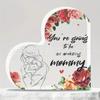 Nuevo estilo de amor transfronterizo de Amazon para enviar decoraciones de escritorio acrílicas a familiares y amigos.