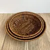 Cesta de Frutas Tejida, Cesta para Snacks y Pan, Cesta Exhibidora de Frutas y Verduras, Cesta para Snacks, Cesta Cuadrada de Almacenamiento, Almacenamiento