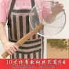 Escumadeira de Aço Inoxidável com Cabo de Bambu, Malha de Filtro Ultra Fina, Escumadeira de Chef para Resíduos de Óleo, Escumadeira Grande Espessa Comercial para Macarrão